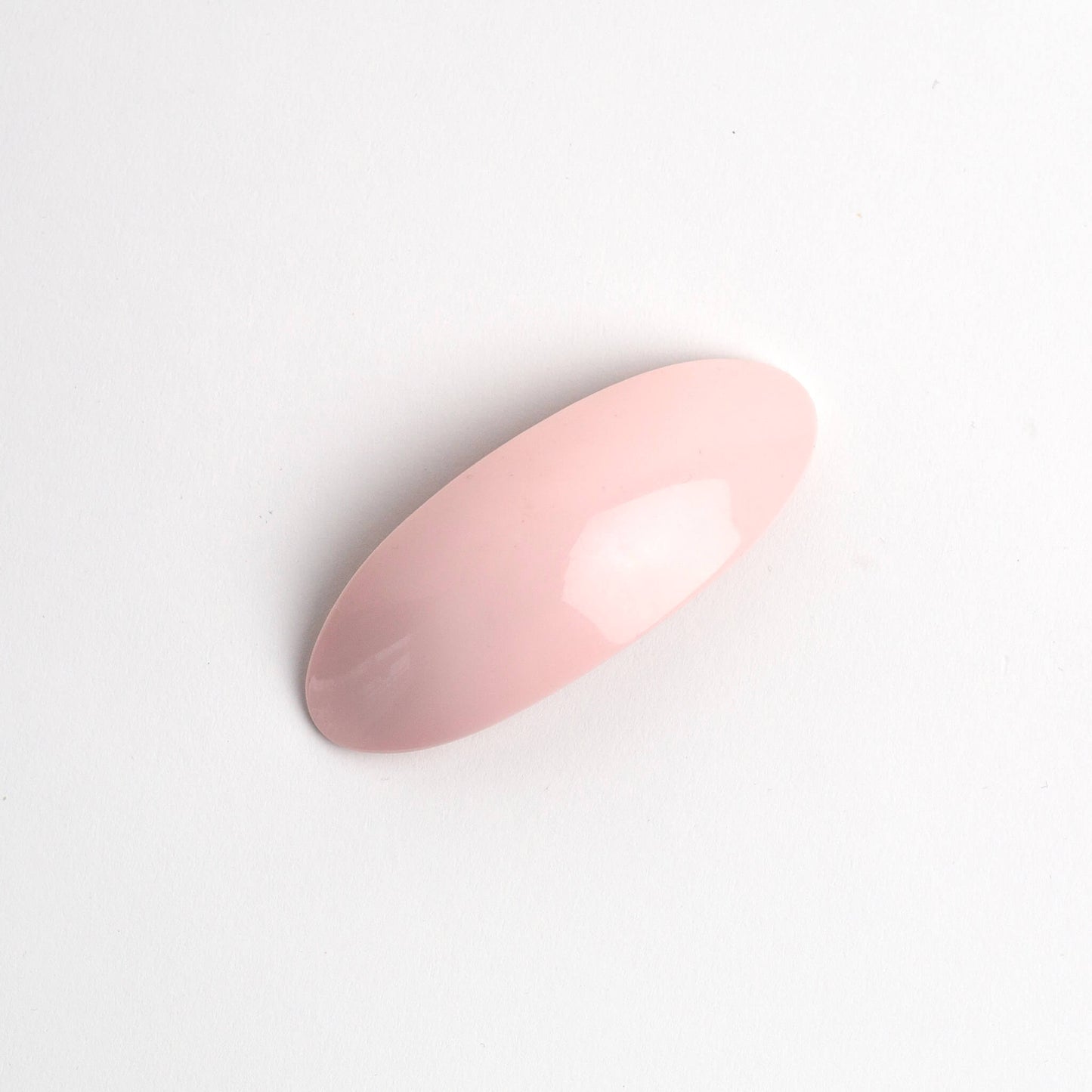 THOC Juno Barrette Hair Clip Paloma Pink on a white background